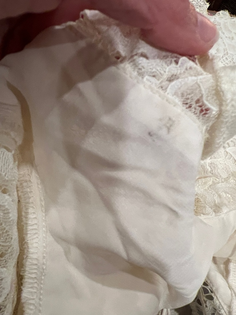 For Love & Lemons Romantic Cream Lace Mini Dress NEW - Picture 12 of 13